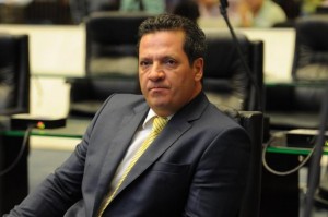 Deputado Gilberto Ribeiro, acusado de reter parte do salário de pessoas que trabalham no gabinete dele, na Assembleia Legislativa do Paraná.